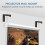 6 Inch Projector Screen Holder L Bracket Wall Ceiling Mount Brackets with Quick Setup and All Hardware Included 5