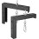 6 Inch Projector Screen Holder L Bracket Wall Ceiling Mount Brackets with Quick Setup and All Hardware Included 4