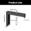 6 Inch Projector Screen Holder L Bracket Wall Ceiling Mount Brackets with Quick Setup and All Hardware Included 3