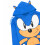 Sonic The Hedgehog Felpa Sonic The Hedgehog per Bambini con Orecchie 3D Blu 6-7 Anni 5