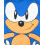 Sonic The Hedgehog Felpa Sonic The Hedgehog per Bambini con Orecchie 3D Blu 6-7 Anni 7