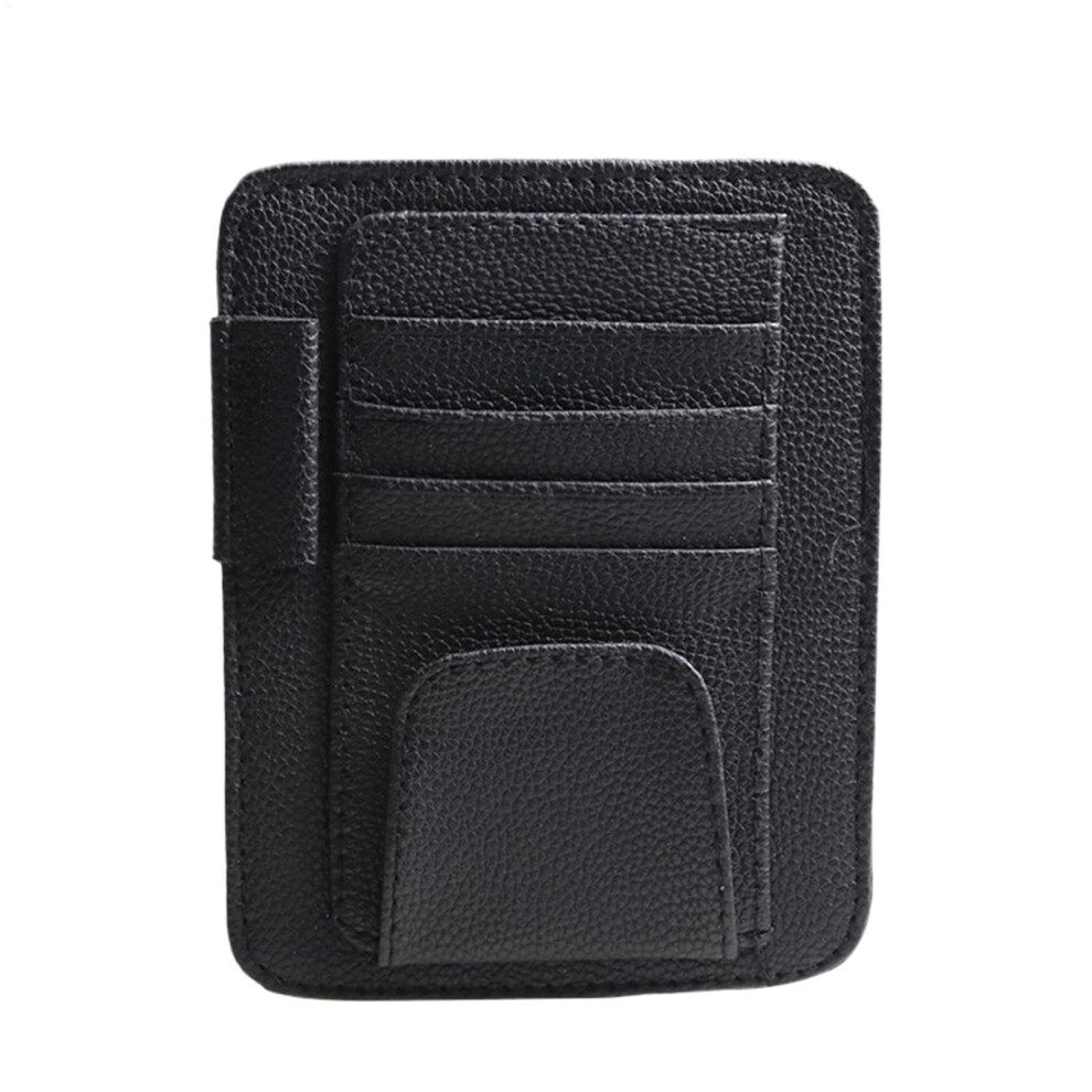 Car Visor Card Holder With Sunglasses Clip - Universal Sun Visor Organizer For Documents And Sunglasses In Vehicles 9016109749901