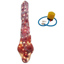 Shroud Decoration Props Scary Dead Body Cobweb Haunted House Tree Hanging Decoration (With Lights + with Pump) (Bring Your Own 3xAA Batteries)