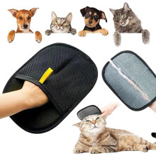 Static Removal Gloves for Pet Hair, Reusable Cat and Dog Grooming Mitts for Deshedding, Washing, and Cleaning