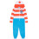 (13-14 Years) Where's Wally Onesie (Boys Multicoloured) 3