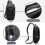 Multi-function Lock Design Bag Men's Shoulder Bag Anti-theft Usb Charging Strap Messenger Bag(gray) 8
