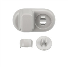 Car Sun Visor for BMW Mini F55 F56 F60 2014-2022 Gray Rear Side Extension Clip Buckle Retainer Hook Bracket