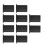 Silicone Cable Routing Kit for Starlink – Black, 3x2.54x4cm 16