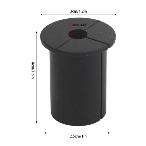 Silicone Cable Routing Kit for Starlink – Black, 3x2.54x4cm 1