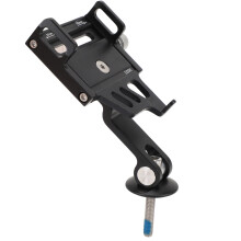 Durable Aluminum Bicycle Phone Holder with Convenient Access Design