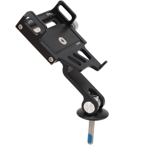 Durable Aluminum Bicycle Phone Holder with Convenient Access Design