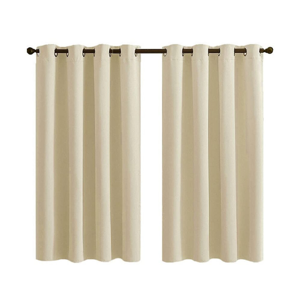 Blackout Curtains for Patio Sliding Door - 2 Pcs Thermal Insulated Room Darkening Curtains for Bedroom Living Room, Black-image-OPC-PKDSKDS-NEW