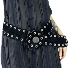 Wide Waist Belt Elegant Waist Strap Waistband Sash with Wavy