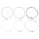6Pcs Electric Guitar Strings Brilliant Sound Quality Strings 6