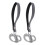 2Pcs SCBA Mask Quick Release Shackle with Leather Handle for 1