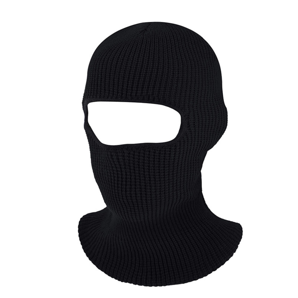 1 Hole Balaclava Knitted Face Cover Winter 8320539033921
