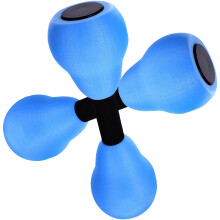 2Stk Blaue Eva Hanteln Damen Fitness Wasser-Aerobic Handgewichte
