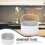 Double Layer Ultrasonic Kitchen Strainer Washing Basket 4