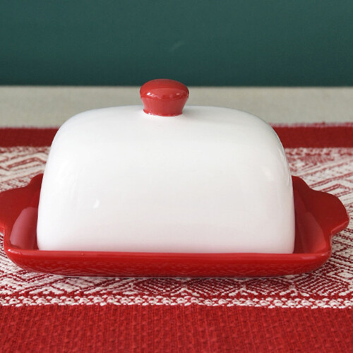 Butterpot Met Kerststijl Keramisch Container 2
