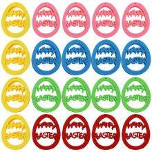20pcs Felt Egg Ornaments Vibrant Hanging Decorations For Door