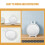 2pcs Freestanding Makeup Mirror for Desk Vanity Table 9