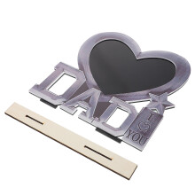 Minimalist Dad Frame Acrylic Silver 1pcs