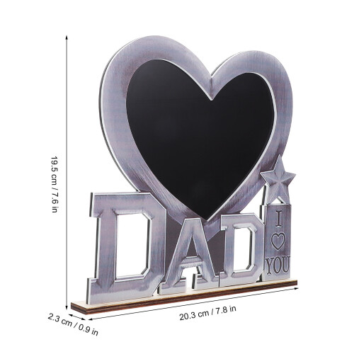 Minimalist Dad Frame Acrylic Silver 1pcs 1