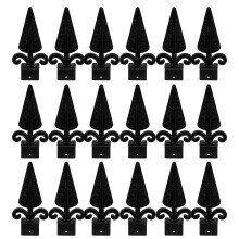 20Pcs Spears For Fence Practical Finials Toppers Accessories
