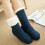 Moisture Indoor Floor Socks Non-Deforming Plush Man 11