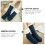 Moisture Indoor Floor Socks Non-Deforming Plush Man 8