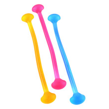 3Pcs Elastic Silicone Tension Bands Assorted Colors for Fitness Yoga