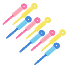 Jumbo Heatless Curler 9pcs Sponge Hair Rollers Set for Long-Lasting Curls, Soft Foam, Ideal for Women and Girls