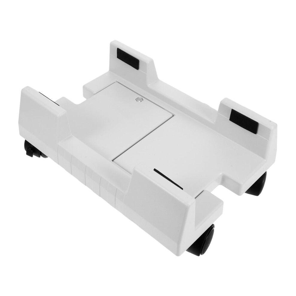 Mobile Cpu Stand With Wheels Adjustable Computer Tower Cart For Desktop, Stable Holder For Clean Ventilated Placement 6038364267580