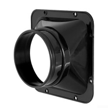 ABS Pipe Connectors with Square Flange Design 250mm for Plumbing and HVAC Systems Durable and Easy to Install