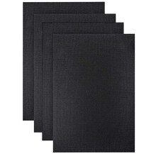 Embroidery Material Black Polyester Cotton 8pcs 11.8x17.7in
