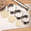 Dumpling Skin Maker Round Stainless Steel 6pcs 11cm 4