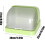 Baby Chick Brooder | Adjustable Temperature Chick Warmer Incubator Box | Breathable Green Nesting Box with Heating Pad 4