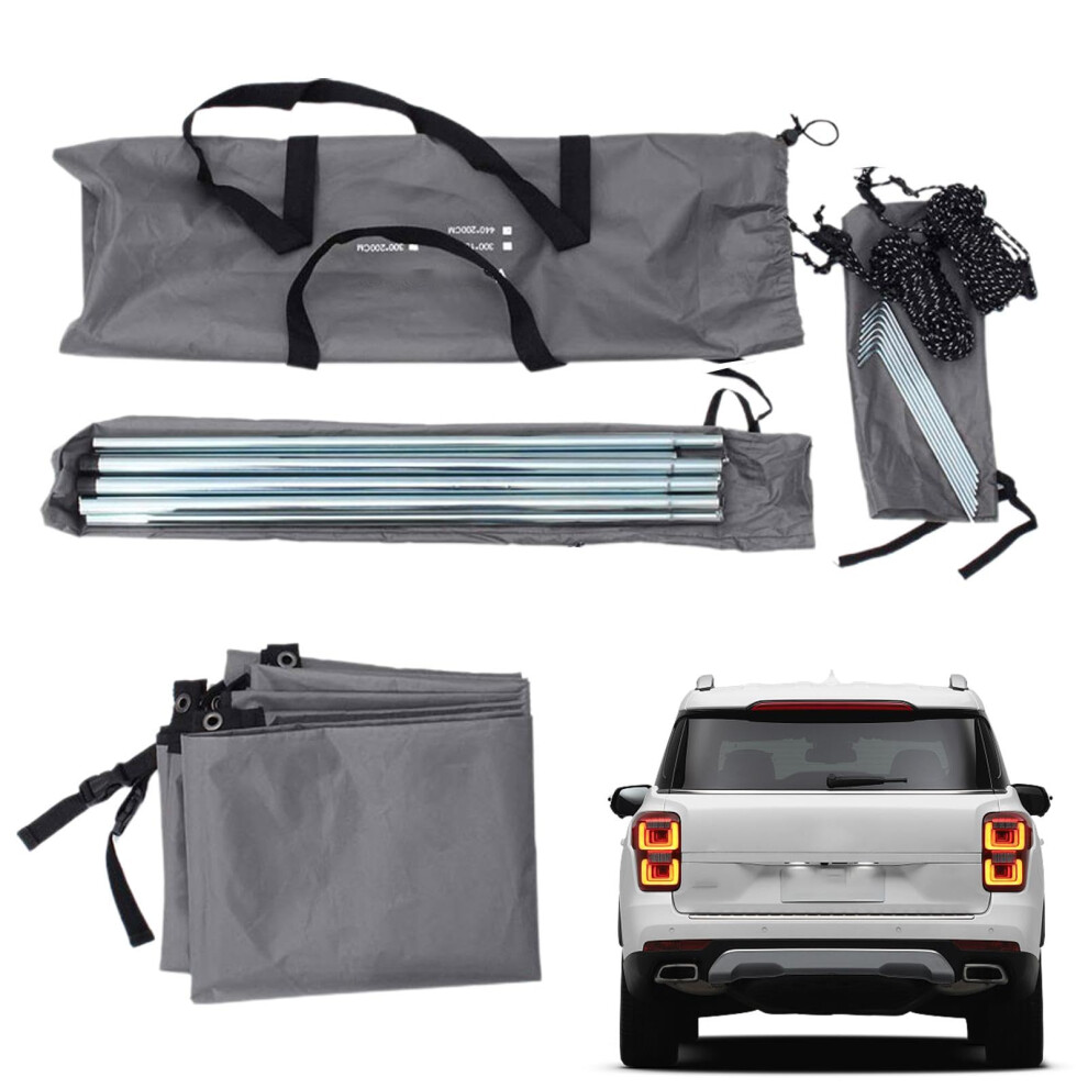 Back Door Tent Oxford Cloth Car Canopy 10x10 Feet Durable Tear Resistant Outdoor Camping Shelter-image-OPC-PKDSZFK-NEW