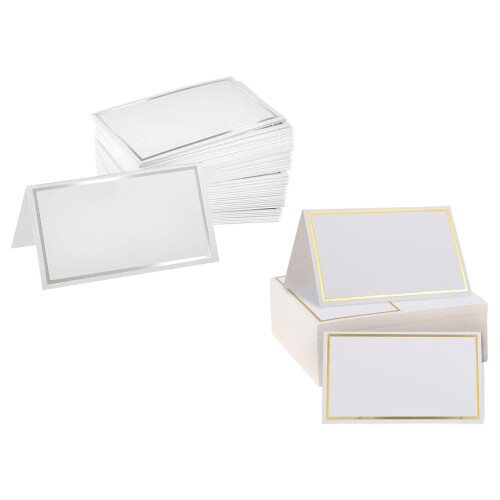 200pcs Folded Table Place Cards Name Cards for Wedding