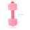 2 Pcs Exercise Water Jug For Sports Creative Dumbbell Shape Bottle 3