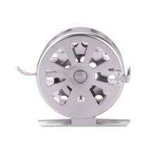 Fly Fishing Reel Full Metal Ice Fishing Reel 50mm 100mm Left/Right Handed V-shape Gear Ratio 1:1 BLD50