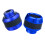 Frame Slider Explosion Proof Front Fork Cups Sliders for Universal Motorcycles, Blue Crash Protection Accessories 1