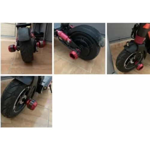 Frame Slider Explosion Proof Front Fork Cups Sliders for Universal Motorcycles, Blue Crash Protection Accessories 2