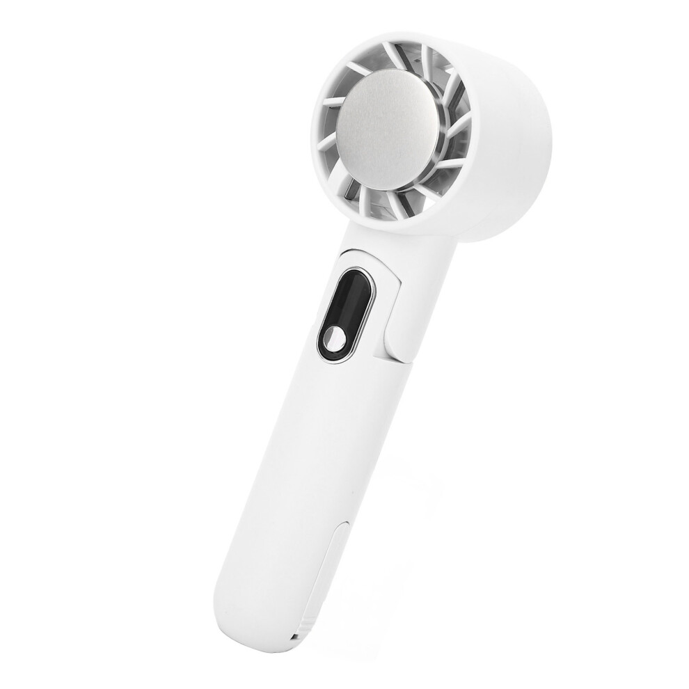 Handheld Cooling Fan H08, 5 Speeds, 4000Mah Usb Rechargeable, White 7901348545389
