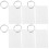 6pcs Heat Transfer Sublimation Keychain Blanks For Accessories 6