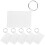 6pcs Heat Transfer Sublimation Keychain Blanks For Accessories 9