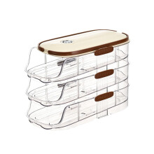 Refrigerator Egg Basket Clear Visibility ABS Egg Storage Container for Easy Access Refrigerator Organization Type 2