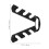 Dumbell Weight Rack Three Tier Black Pp 1pack 3