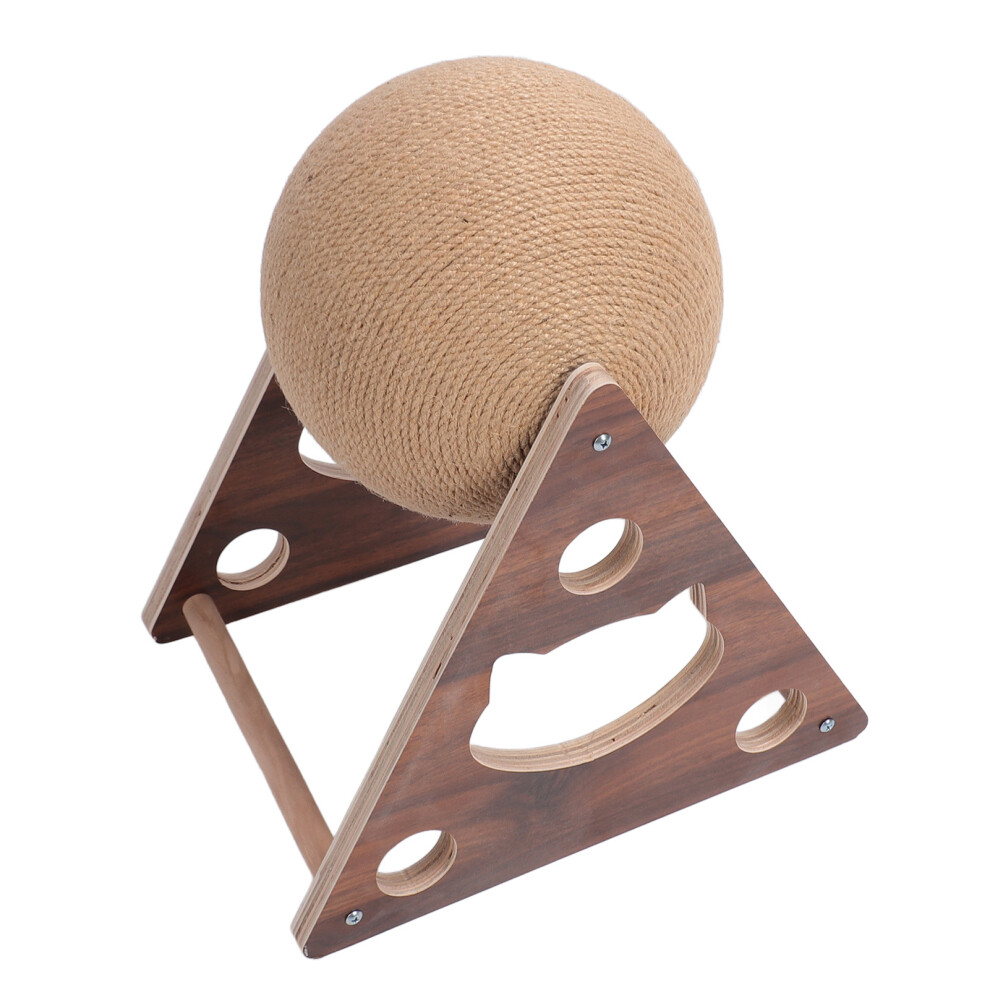 Triangular Sisal Cat Scratcher Toy 25x32x34cm Stablebracket Indoor-image-OPC-PKDTCHJ-NEW