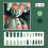 Medium Press on Nail In Green Shamrock Pattern Acrylic Stick on 2